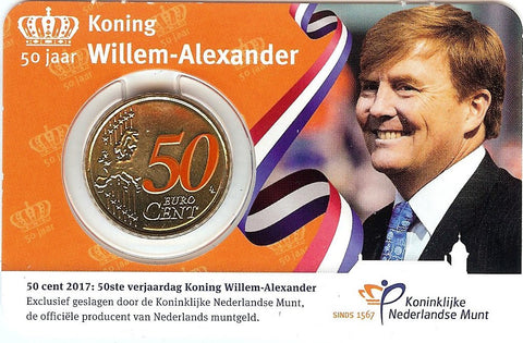 cc045 Koning Willem Alexander 50 Jaar 2017