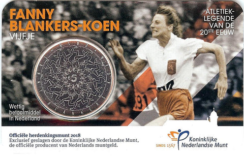 cc054 Fanny Blankers Koen Vijfje UNC 2018