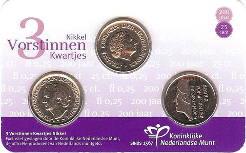 cc099 Drie Vorstinnen Kwartjes